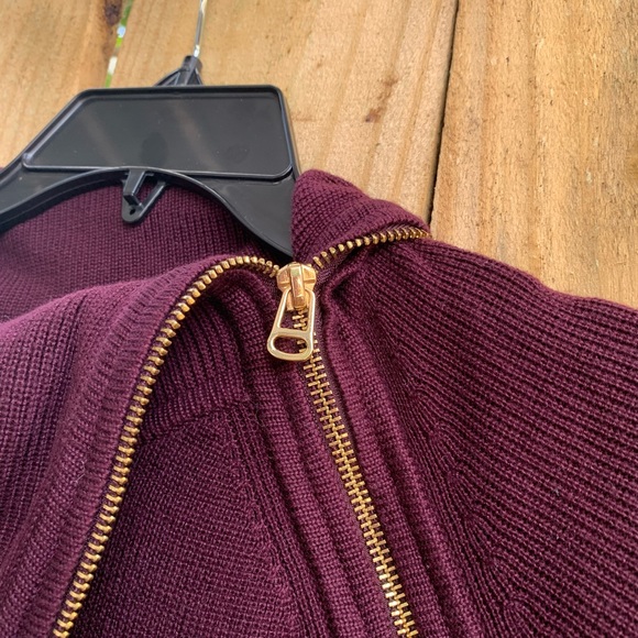 NWOT Calvin Klein sweater dress size Medium burgundy color. - Picture 2 of 6